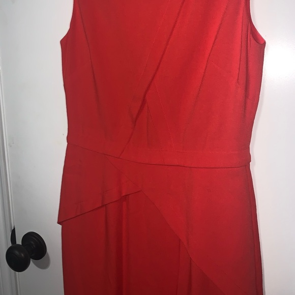 BCBGMAXAZARIA Coral Orange Red Mini Dress Women’s Size 2 Like New Condition - Picture 5 of 5